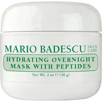 Kosmetika Mario Badescu Hydrating Overnight Mask With Peptides - Noční hydratační a vyživující maska proti stárnutí 56 g