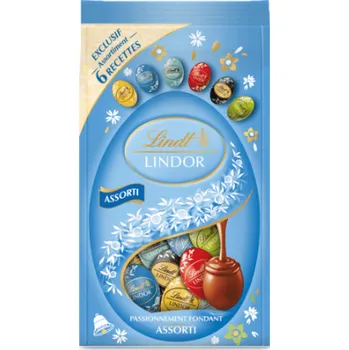 Čokoláda Lindt LINDOR vajíčka modrá směs, 350g