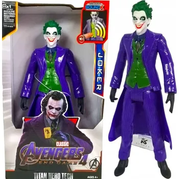 Figurka JOKER VELKÁ INTERAKTIVNÍ FIGURKA AVENGERS POHYBLIVÁ SVÍTÍ ZVUK GOTHAM 30CM