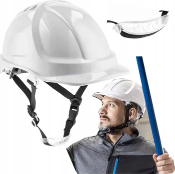 Pracovní přilba HOEGERT PŘILBA OCHRANNÁ PLONER BÍLÁ HT5K193