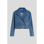 BUNDA KARL LAGERFELD JEANS KLJ BOXY DENIM TRENCH MID BLUE