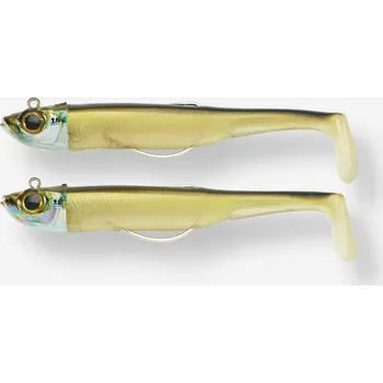 Nástraha CAPERLAN Měkká nástraha a jigová hlavička texan Combo Ancho 120 18 g 2 ks Ayu ZELENÁ