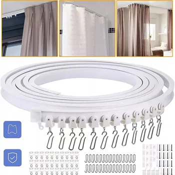 Obraz GARNÝŽ FLEXIBILNÍ NA STROP NEBO STĚNU, ZÁCLONOVÁ LIŠTA 5 M, OHÝBATELNÁ