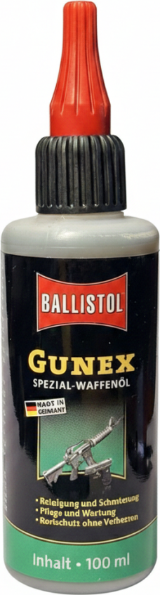 Ballistol Gunex olej, 100 ml., speciální olej na zbraně