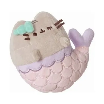 plyšák Plyšová Hračka Pusheen mořská panna šedá látková 10x13 cm