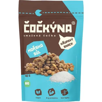 Chips Čočkýna křupavá čočka mořská sůl 40 g