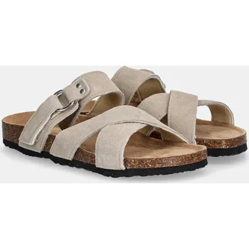 Dámské pantofle Semišové pantofle Answear.LAB TX.240801 béžová 80X, EUR 37