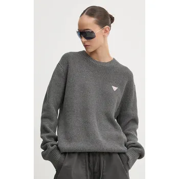 Dámský svetr Bavlněný svetr Guess Jeans M4BR30.Z3HM1 šedá 90X, vel. XL