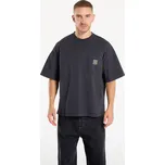 Tričko Carhartt WIP S/S Hudson Pocket T-Shirt Black Chalk Wash S