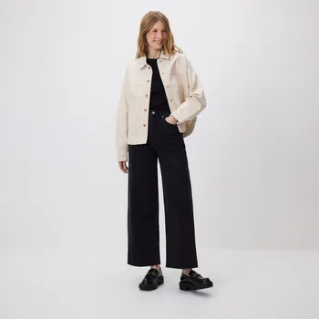 Dámské džíny Reserved - Džíny wide leg - černý - 182DT-99J - 182DT-99J-40