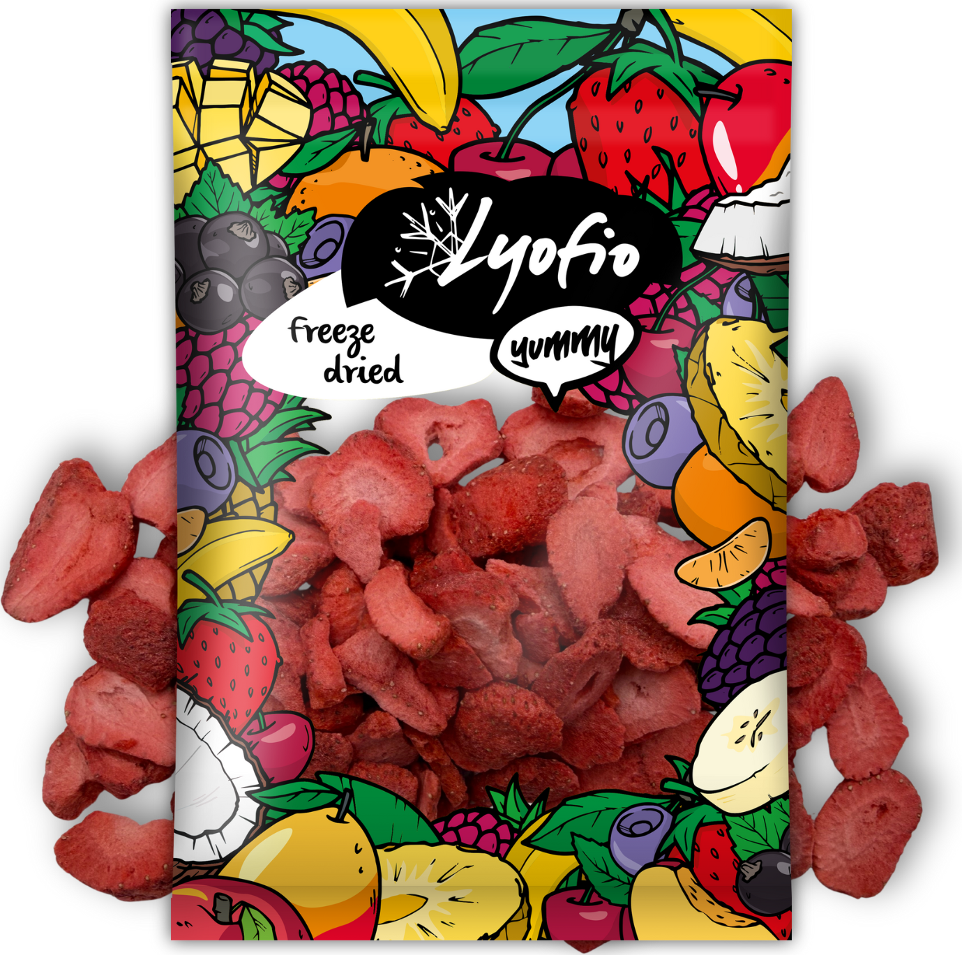 Lyofio.cz - Mrazem sušená jahoda plátky 100 g