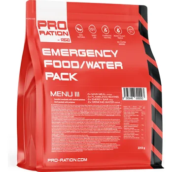 Hotové jídlo Hlavní jídlo Adventure Menu Emergency food/water pack, Menu III Barva: červená