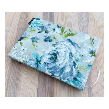 Obal na knihu Obal na knihu Modrozelené květy 2