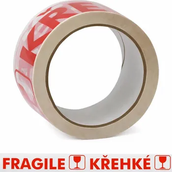 Era-pack Balicí páska s potiskem KŘEHKÉ / FRAGILE varianta: 48 mm x 66 m