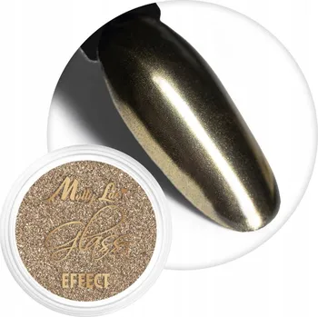 Přípravek na nehty Prášek na nehty zrcadlový efekt karamelový