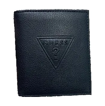 Peněženka GUESS ČERNÁ PÁNSKÁ PENĚŽENKA S MÍSTEM NA DROBNÉ, MALÁ