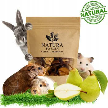 Krmivo pro hlodavce Pamlsek pro hlodavce Natura Farma Sušená hruška 150 g