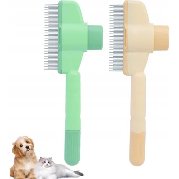 Péče o srst a drápky 2X PROFESIONÁLNÍ TRIMOVACÍ HŘEBEN NA UZLY A ZAMOTANOU SRST + ODSTRAŇOVAČ CHLUPŮ PRO PSA