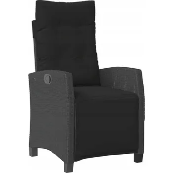 Zahradní nábytek Zahradní židle VidaXL černá