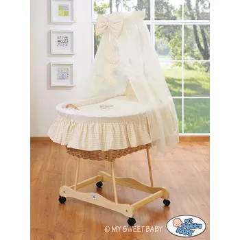 Dětsný nábytek Koš na miminko s nebesy My Sweet Baby - DOBROU NOC > varianta 99690e-810 2026
