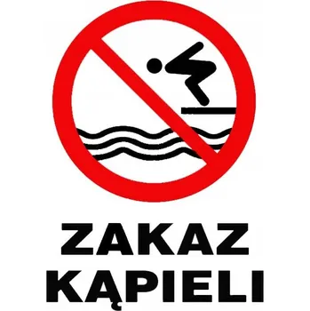 ZI-7 - VÝSTRAŽNÁ ZNAČKA - Zákaz koupání