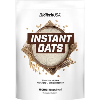 BioTech USA Instant Oats ovesné vločky 1000 g Příchuť: čokoláda
