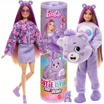 Panenka Mattel Panenka Barbie Cutie Reveal Barbie a Starostliví medvídci, fialová JCN93