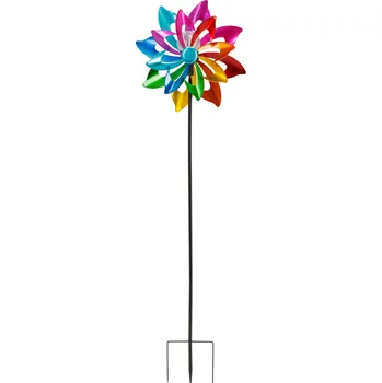 Venkovní osvětlení BAUHAUS WINDSPINNER Solární svítidlo větrník, 137 cm, 1 lm, teplá bílá&nbsp;SOL-CIL2934