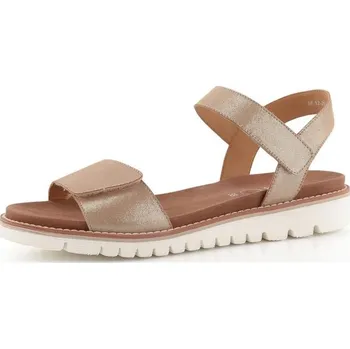 Dámské sandále Ara dámské sandály Kent-Sport metalické béžové 12-28114-08 - 42 | P674173