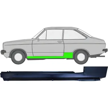 Prah karosérie Opravný plech prahu na Ford Fiesta 1976-1983 / Levá