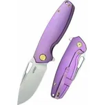Kubey KB360C Tityus vreckový nôž 8,6 cm, fialová, titán