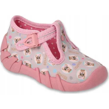 Dívčí bačkory BEFADO DĚTSKÉ PAPUČE VELIKOST 26, PAPUČE DO ŠKOLKY, PAPUČE PRO DĚTI 110P485