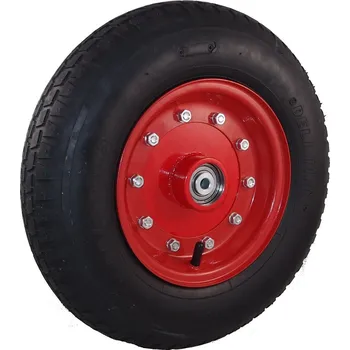 Pojezdové kolečko Nafukovací kolo na půleném barveném disku NB 400 GL-mont -B2-kostičkový -15mm 17561212