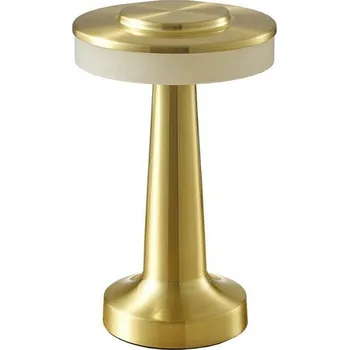 Čtecí lampička Verk 12309 LED Stolní lampa dotyková, 3 W, 1500mAh zlatá