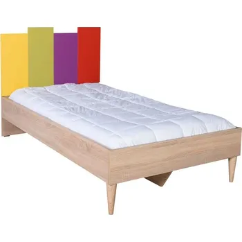 Dětská postel Postel FRUIT 100x200 cm, dub sonoma/vícebarevná DOPRODEJ + vyzvednutí ZDARMA