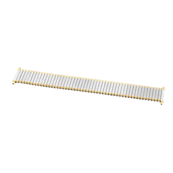 Řemínek na hodinky JVD Unisex kovový pružný pozlacený řemínek na hodinky Kovový tah KT 152/12