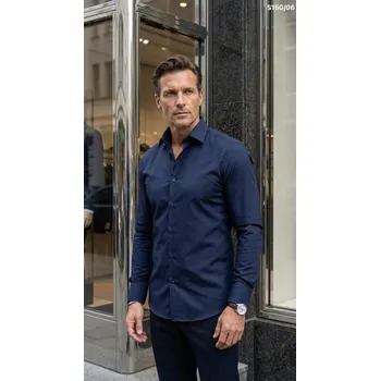 Pánská košile EGO MAN košile pánská S0150-05 slim fit XXL tmavě modrá