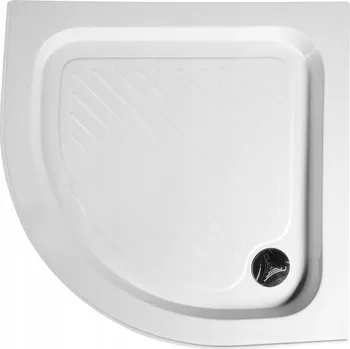 Sprchová vanička Sprchová vanička samonosná akrylátová, půlkruhová 80x80x15 cm BTTR80