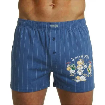 Trenýrky Andrie PS 5851 modré pánské trenýrky Barva: modrá, Velikost: XL