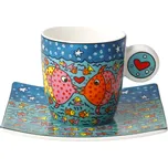 Goebel Espresso šálek Rizzi Family of Fish – Pop Art