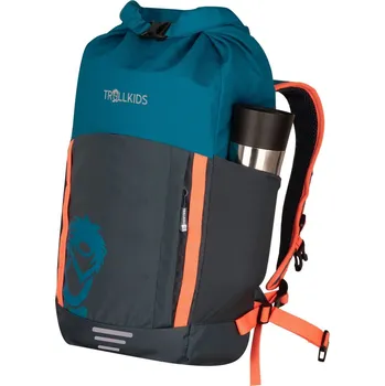Dětský batoh TROLLKIDS DĚTSKÝ BATOH TROLLKIDS, SENJA PACK 15L, ATLANTIC BLUE / DARK NAVY / GLOW ORANGE