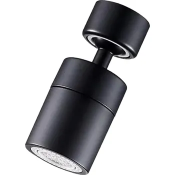 Vodovodní baterie Verk 27620 Spořič vody 360°- Ekoperlátor s kloubem, černý