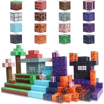 ostatní stavebnice MAGNETICKÉ STEM STAVEBNICE 150 KUSŮ BAREVNÁ INTERAKTIVNÍ HRAČKA