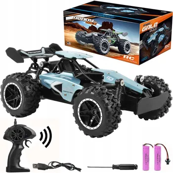 RC model auta VELKÉ AUTO NA DÁLKOVÉ OVLÁDÁNÍ RC TERÉNNÍ 4X4 POHON PILOT 2.4 GHz