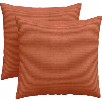 Polštář Pohovkové polštáře 2 pcs Červená oranžová 45 x 45 cm