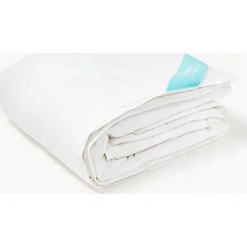 přikrývka Péřová přikrývka West Tibor bavlněná lehká bílá 240 x 220 cm