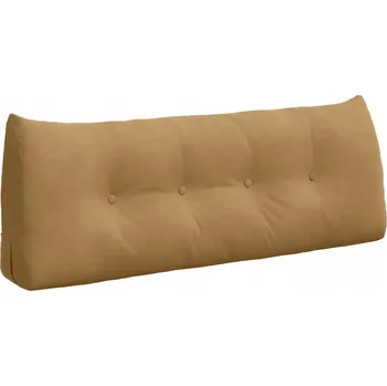 Polštář Polštář na záda Hnědá 120 x 24 x 50 cm samet