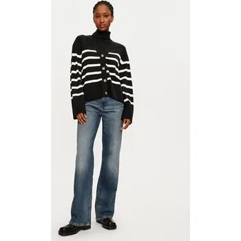 Dámský svetr Pieces Kardigan Sia 17150971 Černá Loose Fit M