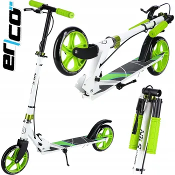 Koloběžka Skládací koloběžka do města, velká, klasická, s nastavitelnou výškou, kolečka 180 mm 82A, ložiska ABEC-7