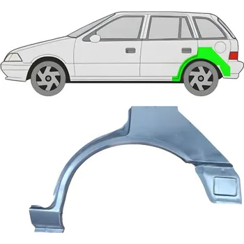 Blatník karosérie Lem zadního blatníku na Suzuki Swift 1988-2004 / Levá